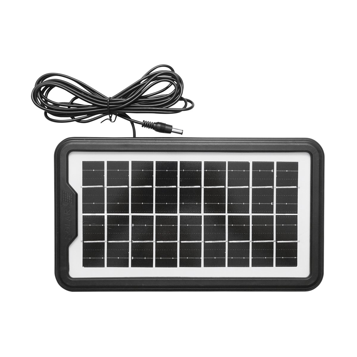 Kit iluminat portabil LED cu 3 becuri/proiector, panou solar si baterie 6V, 4.5Ah pentru pescuit camping GD-17